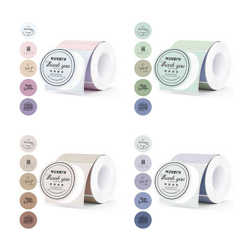 Munbyn Colourful Labels - 2x2 inch - circular - 150 pcs