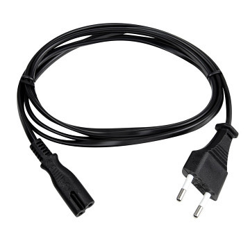 Netzkabel Eurostecker 1,8 m Schwarz - Passend für Brother ..