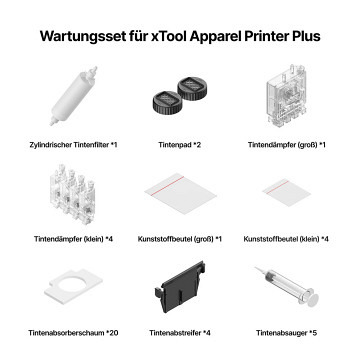 xTool Apparel Printer Plus Maintenance Kit