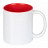 plottiX - 11oz Tasse mit farbigen Innenteil Rot