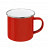 plottiX - 12oz Emaille Tassen für Sublimation plottiX - 12oz Emaille Tassen für Sublimation Rot