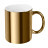 plottiX - mug white with metallic surface Gold